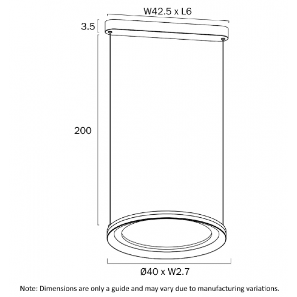TELBIX-FULCRUM 40 PENDANT